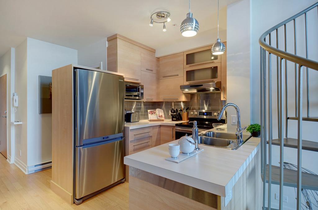 Les Immeubles Charlevoix - Le 1155 Apartamento Ciudad de Quebec Habitación foto
